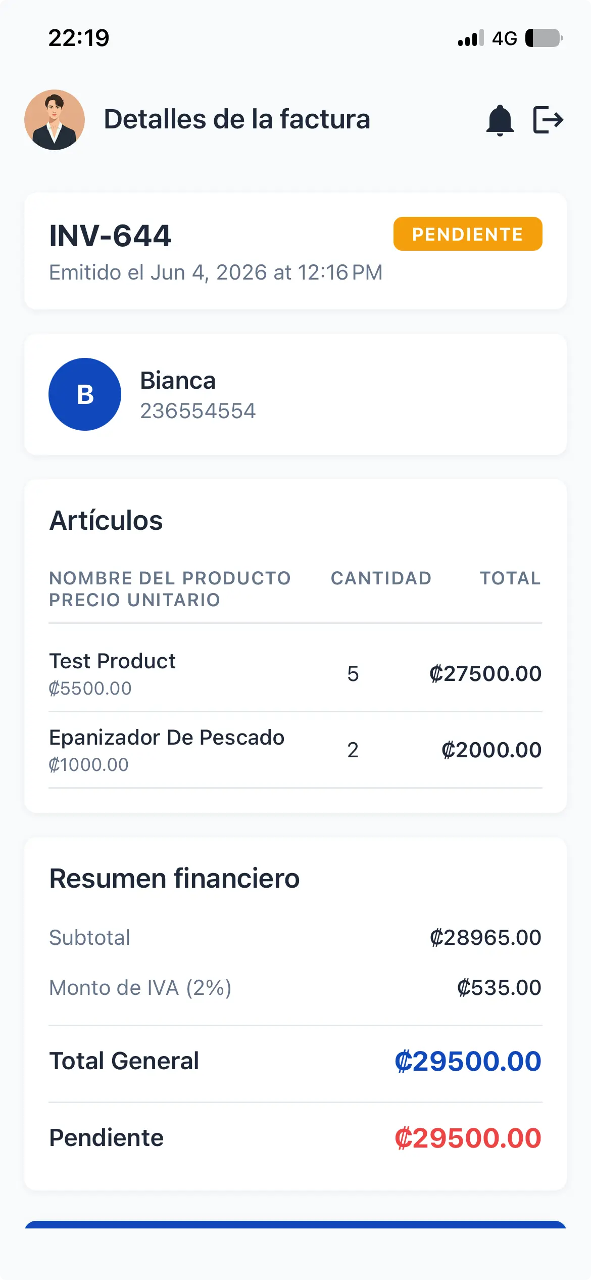 Factura electrónica