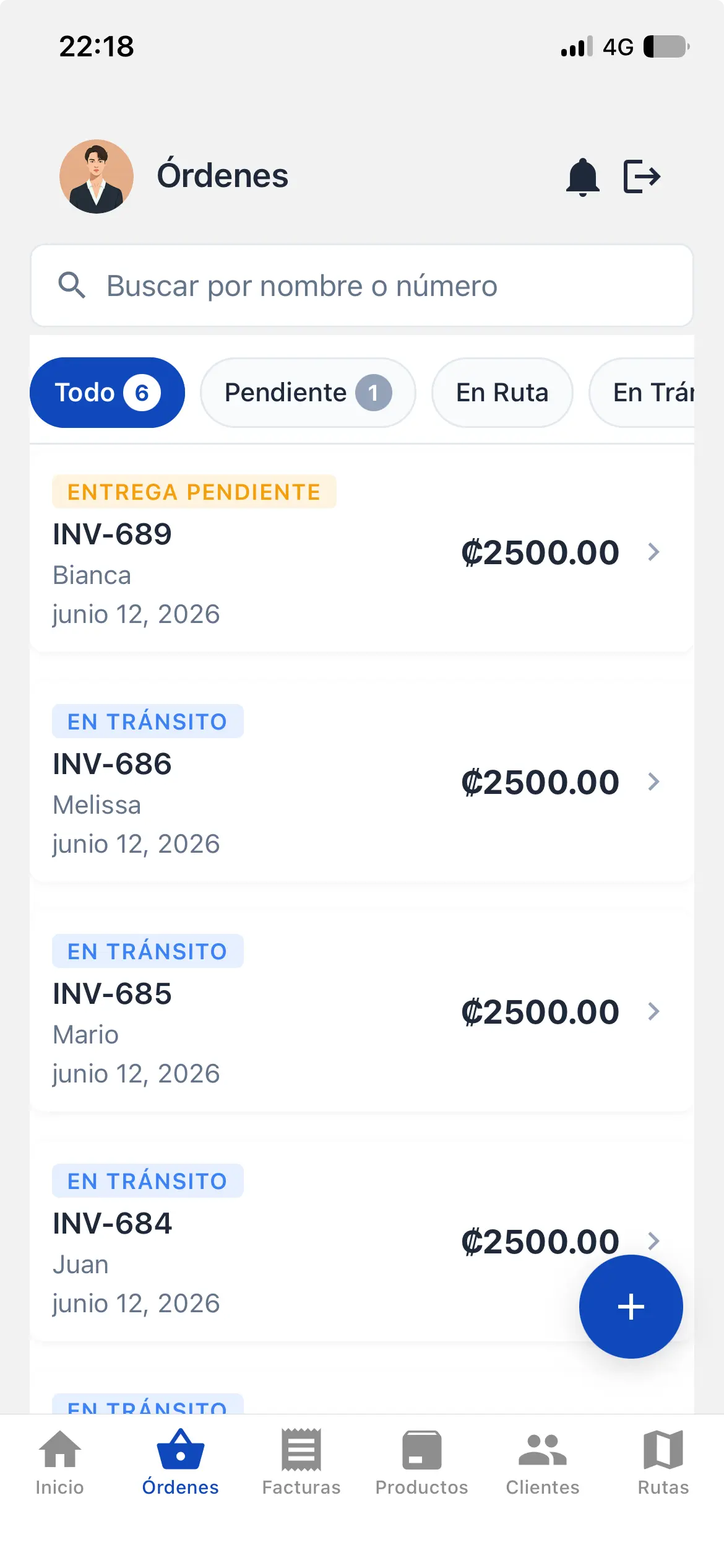 Gestión de órdenes del día