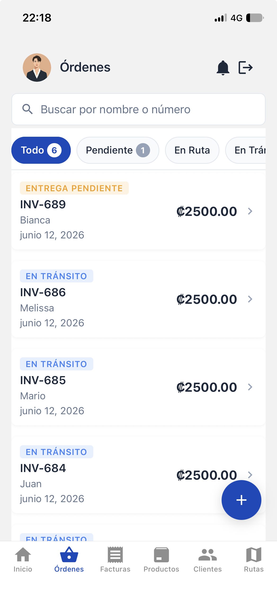 Gestión de órdenes del día
